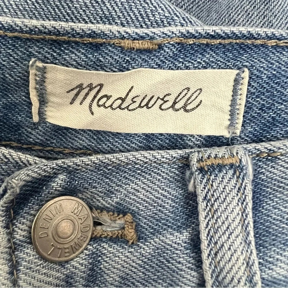 Madewell The Momjean in Gilford Wash: Ripped Edition Size 24 High Rise - Picture 7 of 8